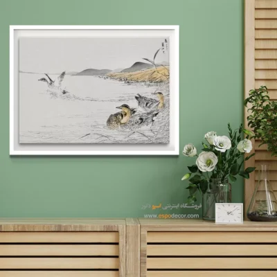 تابلو منوگرافی پرندگان - اسپو دکور