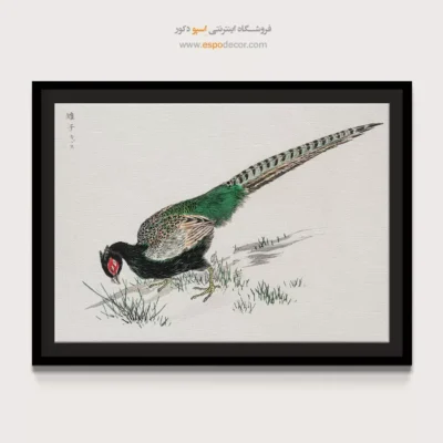تابلو منوگرافی پرندگان - اسپو دکور