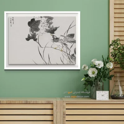 تابلو منوگرافی پرندگان - اسپو دکور