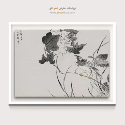 تابلو منوگرافی پرندگان - اسپو دکور