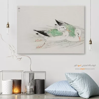 تابلو منوگرافی پرندگان - اسپو دکور