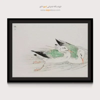 تابلو منوگرافی پرندگان - اسپو دکور