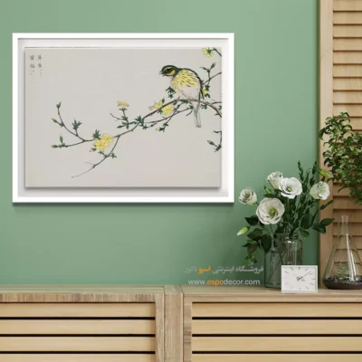 تابلو منوگرافی پرندگان - اسپو دکور