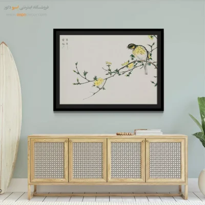 تابلو منوگرافی پرندگان - اسپو دکور