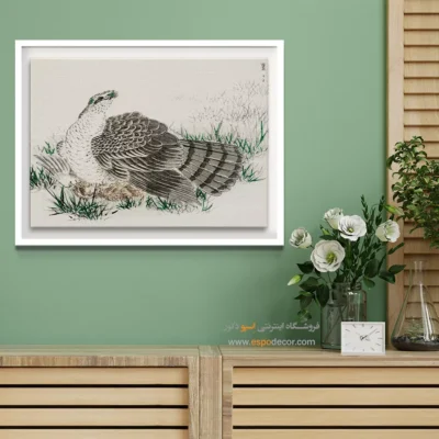 تابلو منوگرافی پرندگان - اسپو دکور