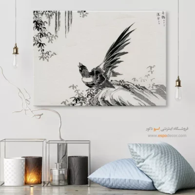 تابلو منوگرافی پرندگان - اسپو دکور