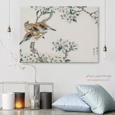 تابلو منوگرافی پرندگان - اسپو دکور