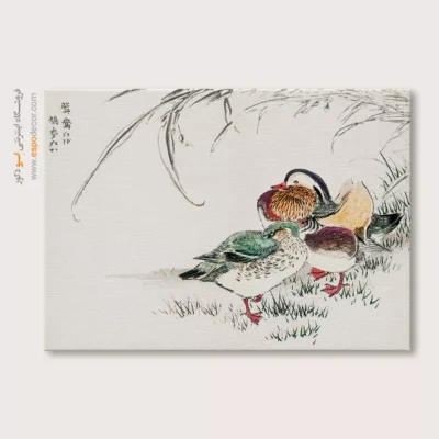 تابلو منوگرافی پرندگان - اسپو دکور