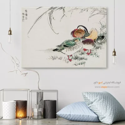 تابلو منوگرافی پرندگان - اسپو دکور