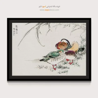 تابلو منوگرافی پرندگان - اسپو دکور