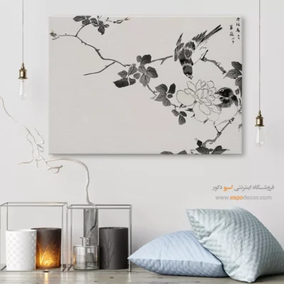 تابلو منوگرافی پرندگان - اسپو دکور