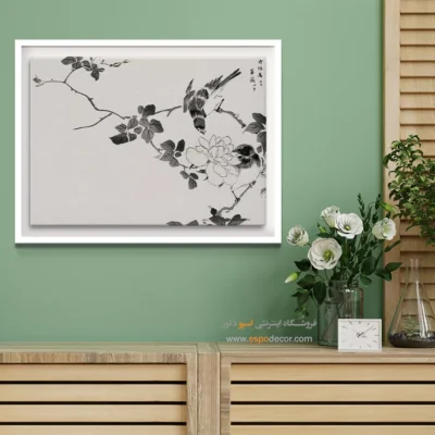 تابلو منوگرافی پرندگان - اسپو دکور