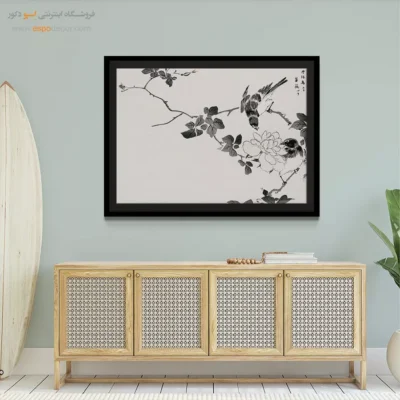 تابلو منوگرافی پرندگان - اسپو دکور