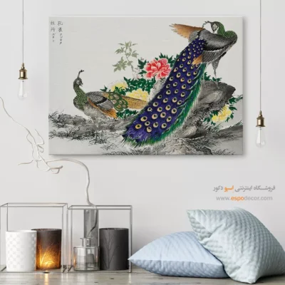تابلو منوگرافی پرندگان - اسپو دکور