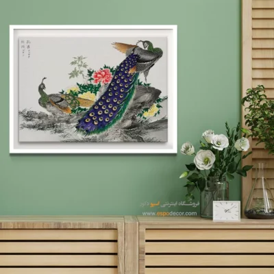 تابلو منوگرافی پرندگان - اسپو دکور