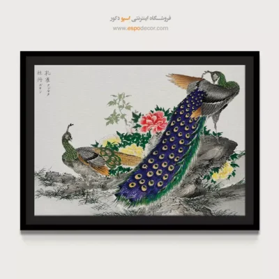 تابلو منوگرافی پرندگان - اسپو دکور