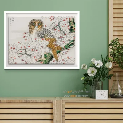 تابلو منوگرافی پرندگان - اسپو دکور