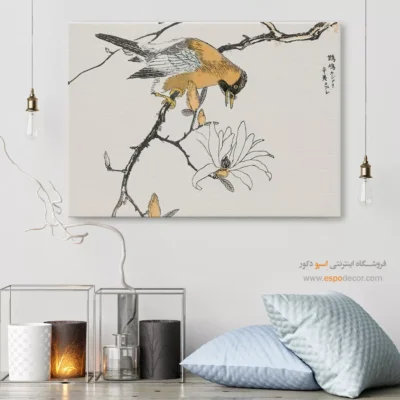 تابلو منوگرافی پرندگان - اسپو دکور