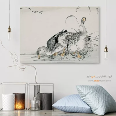 تابلو منوگرافی پرندگان - اسپو دکور