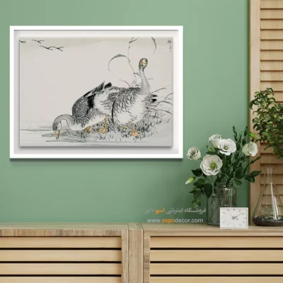 تابلو منوگرافی پرندگان - اسپو دکور