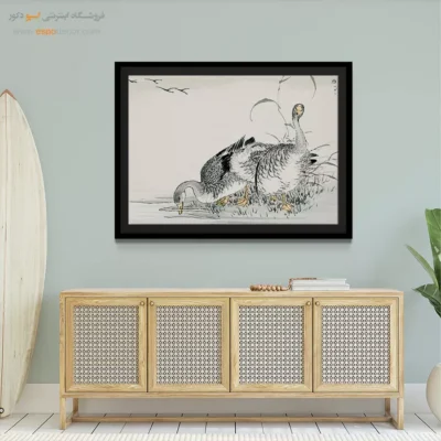 تابلو منوگرافی پرندگان - اسپو دکور