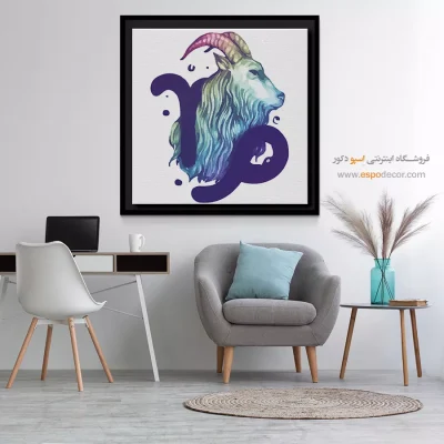 تابلو دیواری ماه تولد دی مدرن
