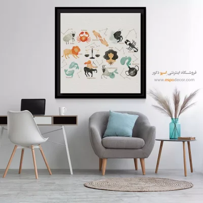 خرید تابلو زودیاک دیواری شیک