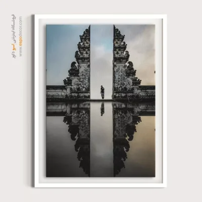 تابلو هنری با تصاویر خلاقانه - نگاه عمیق – تابلو سیاه و سفید - اسپو دکور