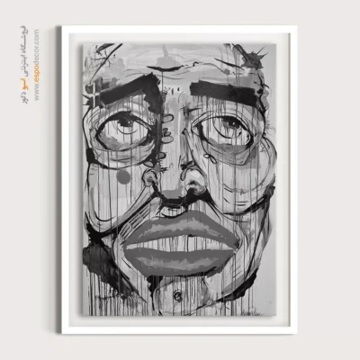 خرید تابلو نقاشی سیاه و سفید - شَک – تابلو سیاه و سفید - اسپو دکور