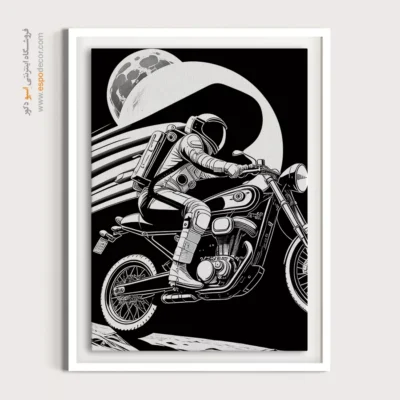 تابلو سیاه و سفید برای دکور هنری - پرش – تابلو سیاه و سفید - اسپو دکور