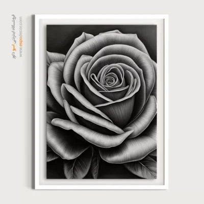 تابلو با عکس‌های زیبای هنری - آرام – تابلو سیاه و سفید - اسپو دکور