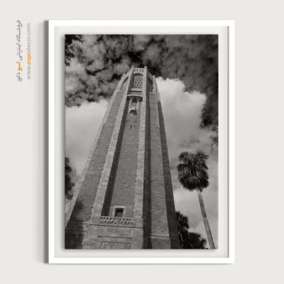 تابلو معماری کلاسیک - بلندای تاریخ – تابلو سیاه و سفید - اسپو دکور