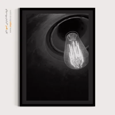 تابلو دکوراتیو با تم وینتیج - مهتاب صنعت – تابلو سیاه و سفید - اسپو دکور