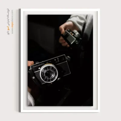 تابلو برای استودیو عکاسی - آینه عکاس – تابلو سیاه و سفید - اسپو دکور