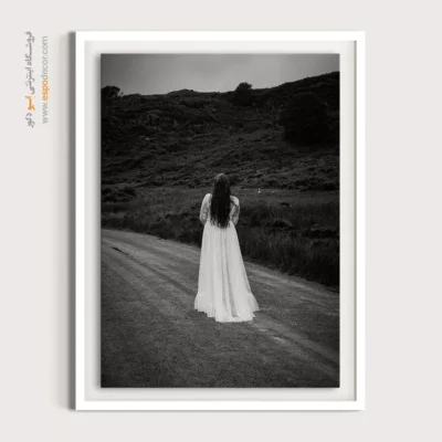 تابلو دکوراتیو - تنها – تابلو سیاه و سفید - اسپو دکور