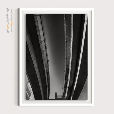 تابلو برای دکوراسیون مدرن - موازی – تابلو سیاه و سفید - اسپو دکور