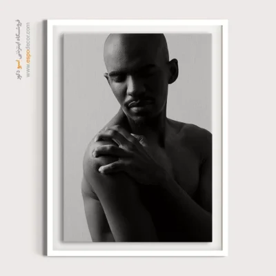 خرید تابلو سیاه و سفید بزرگ - لمس – تابلو سیاه و سفید - اسپو دکور