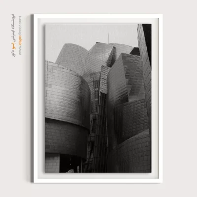 تابلو دکوراتیو سیاه سفید - گوگنهایم – تابلو سیاه و سفید - اسپو دکور