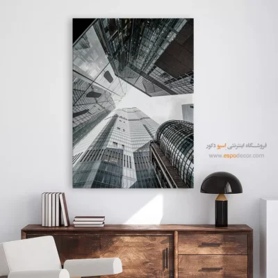 تابلو برای دکور مدرن - انعکاس – تابلو سیاه و سفید - اسپو دکور