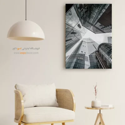 تابلو برای دکور مدرن - انعکاس – تابلو سیاه و سفید - اسپو دکور