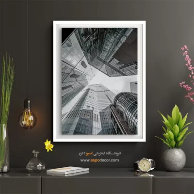 تابلو برای دکور مدرن - انعکاس – تابلو سیاه و سفید - اسپو دکور