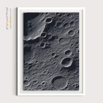 طراحی سیاه سفید از فضا - بافت کیهانی – تابلو سیاه و سفید - اسپو دکور