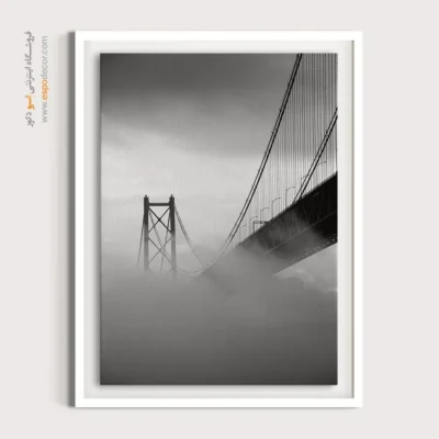 دکور هنری سیاه و سفید - اشباح در مه – تابلو سیاه و سفید - اسپو دکور