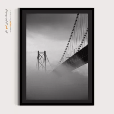 دکور هنری سیاه و سفید - اشباح در مه – تابلو سیاه و سفید - اسپو دکور