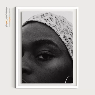 تابلو مینیمال دیواری - نگاه مشبک – تابلو سیاه و سفید - اسپو دکور