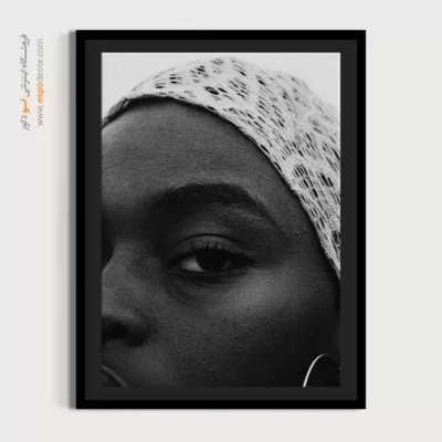 تابلو مینیمال دیواری - نگاه مشبک – تابلو سیاه و سفید - اسپو دکور