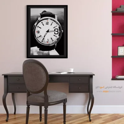 تابلو بوم دکوراتیو - شتاب زمان – تابلو سیاه و سفید - اسپو دکور