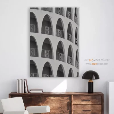 تابلو سیاه و سفید معماری - طاق‌ها – تابلو سیاه و سفید - اسپو دکور