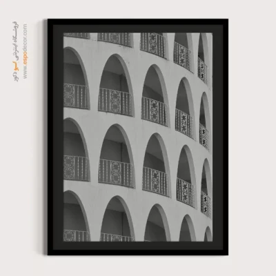 تابلو سیاه و سفید معماری - طاق‌ها – تابلو سیاه و سفید - اسپو دکور