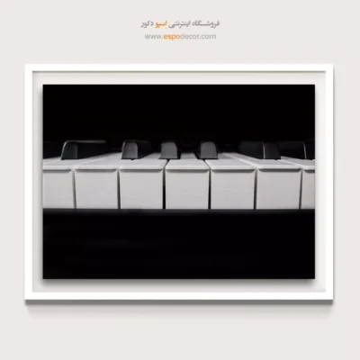 تابلو برای استودیو - ریتمیک – تابلو سیاه و سفید - اسپو دکور